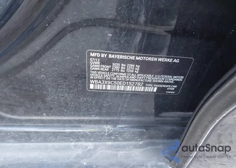 2014 BMW 335I Gran Turismo xDrive из США, поврежденный, VIN WBA3X9C50ED152782